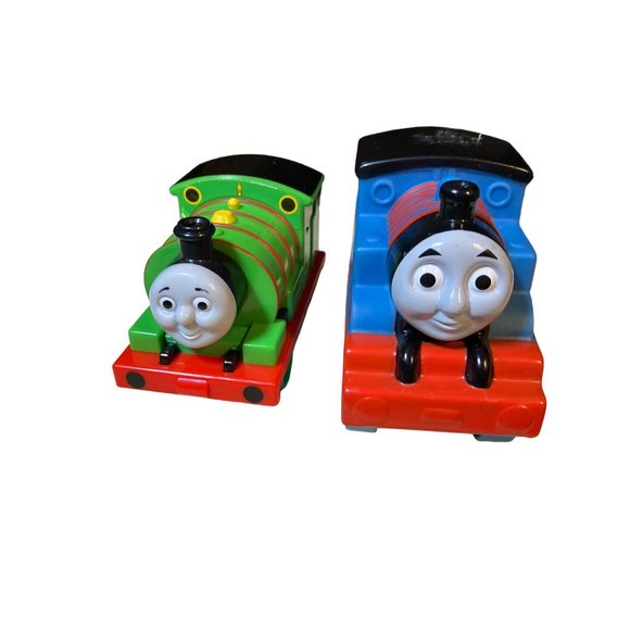 Thomas the Train and Percy Chunky Train Engines - Picture 1 of 12